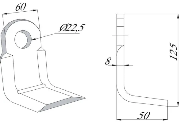 Kladívkový nůž Tortella