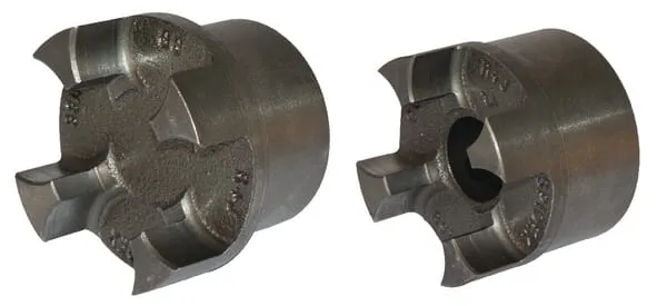 Poloviny spojky Spidex šedá litina, typ A