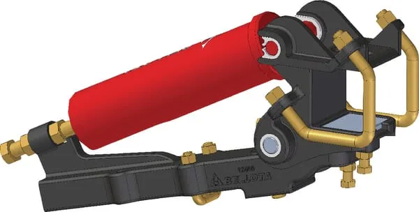 Pružinová ochrana hrotů kultivátoru Bellota