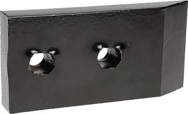 Kultivační hrot 150x70x20mm, plochý, 2 otvory