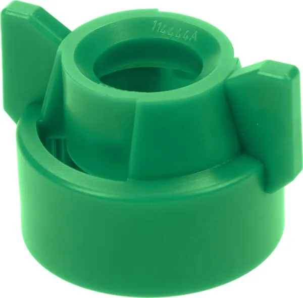 Krytka trysky, bajonetový uzávěr, Ø 12,6, zelená