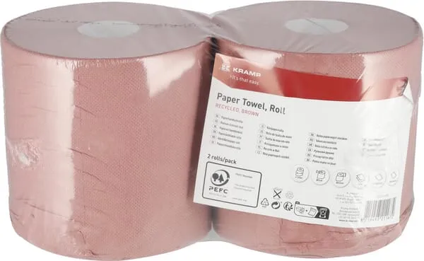 Papírové ručníky, hnědé, Midi