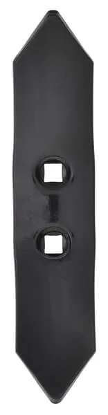 Cultivator point 235x50x7mm, reversible, curved, 2 hole