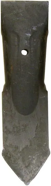 Radlice kultivátoru 300x75x10 mm, zahnutá, 1 otvor, vhodná pro Horsch