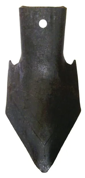 Radlice kultivátoru 100x8 mm, zahnutá, 1 otvor, vhodná pro Rabe