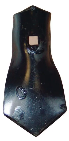 Radlice kultivátoru 140x70x4 mm, plochá, 1 otvor