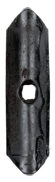 Hrot kultivátoru 135x36x5mm, oboustranný, plochý, 1 otvor