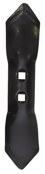 Hrot kultivátoru 290x65x8 mm, oboustranný, zahnutý, 2 otvory