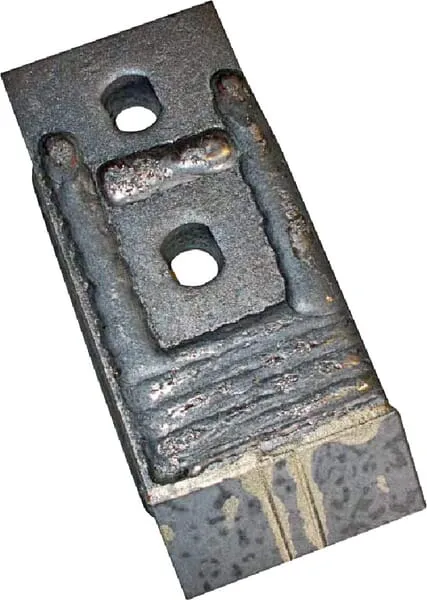 Radlice kultivátoru 160x70x20 mm, tvrzená, plochá, 2 otvory, vhodná pro Grégoire-Besson