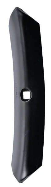 Cultivator point 255x50x6mm, reversible, curved, 1 hole