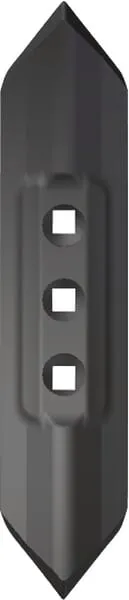 Radlice kultivátoru 345x73x13 mm, otočná tvrzená, plochá, 3 otvory