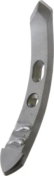 Radlice kultivátoru 310x40x20 mm, tvrzená, zahnutá, 2 otvory