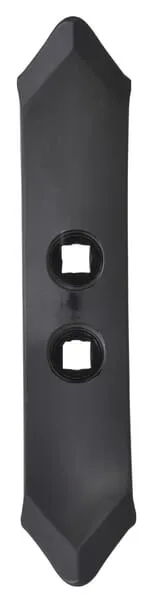 Radlice kultivátoru 250x53x8 mm, otočná tvrzená, zahnutá, 2 otvory