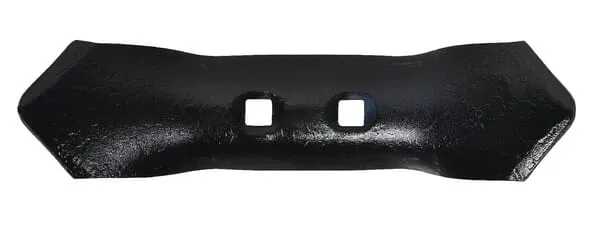 Radlice kultivátoru 265x65x6 mm, otočná tvrzená, zahnutá, 2 otvory