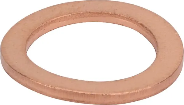 Měděná podložka 13 x 19 x 1,5 mm