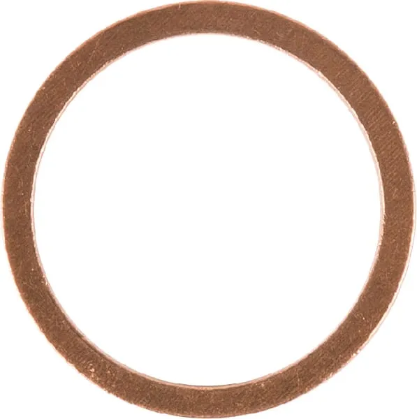 Měděná podložka 22 x 27 x 1,5 mm