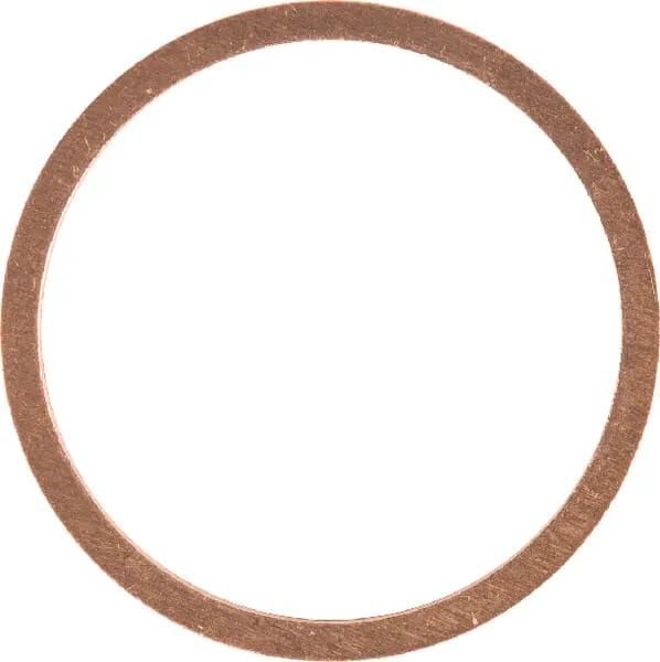 Měděná podložka 42x49x2 mm