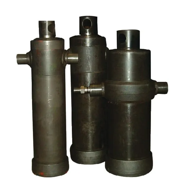 Teleskopický válec s vývrtem v nejmenším stupni, 2-stupňový, typ TC-F