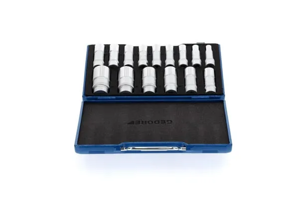 Sada nástrčných klíčů 1/2" 15ks UD 10-32mm