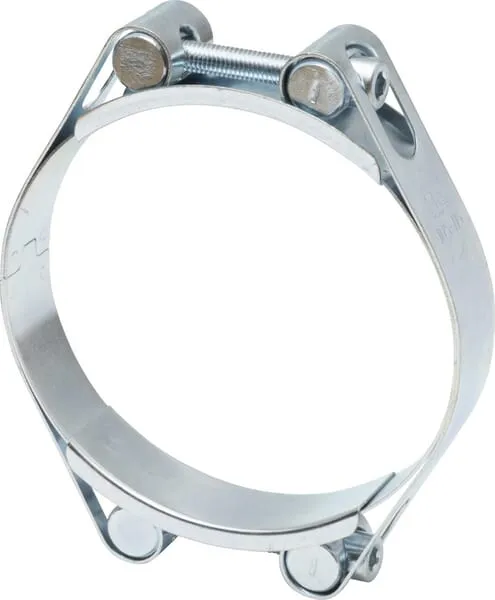 Hadicová spona dvojitá, 105–115 mm, dvojitý šroub, DIN912, pozinkovaná, Kramp