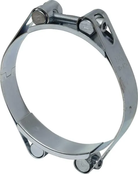 Hadicová spona dvojitá, 115–125 mm, dvojitý šroub, DIN912, pozinkovaná, Kramp