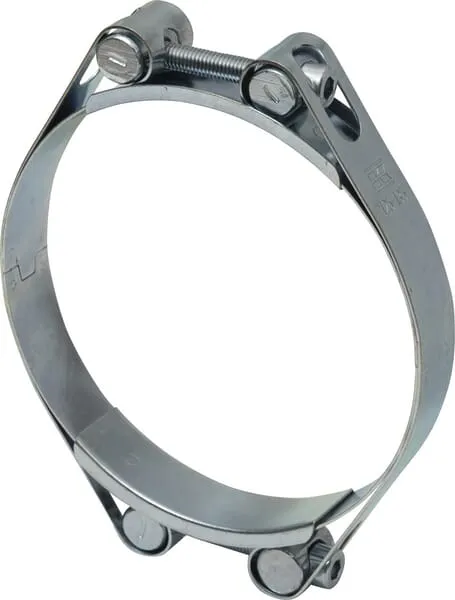 Hadicová spona dvojitá, 125–135 mm, dvojitý šroub, DIN912, pozinkovaná, Kramp