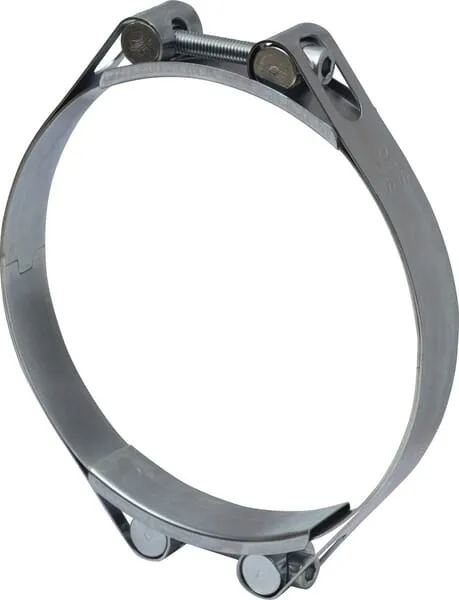 Hadicová spona dvojitá, 150–160 mm, dvojitý šroub, DIN912, pozinkovaná, Kramp