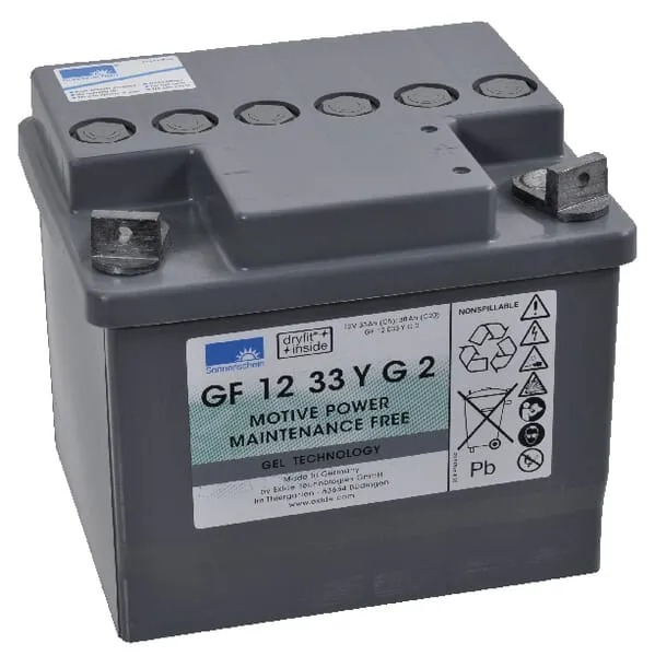 Baterie gelová 12 V 38 (C20)/33,0 Ah (C5), Sonnenschein
