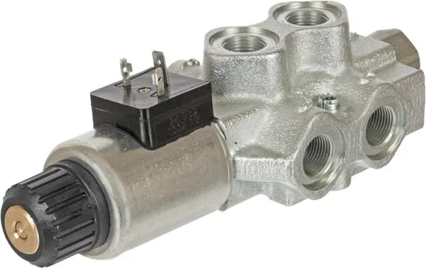 Ventil 6/2 24DC 3/8" průs. 210bar