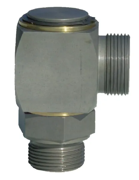 Otočné spojky 90°, vnější závit BSP WD x vnější řezný kroužek metrický