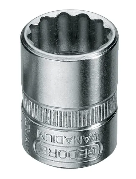 20 Nástrčné klíče 1/4 12hranné, metrické