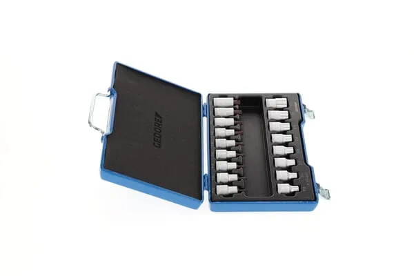 Sada nástrč. klíče Torx 1/2 17-dílná