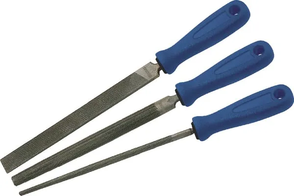 Sada 3 poloměkkých pilníků