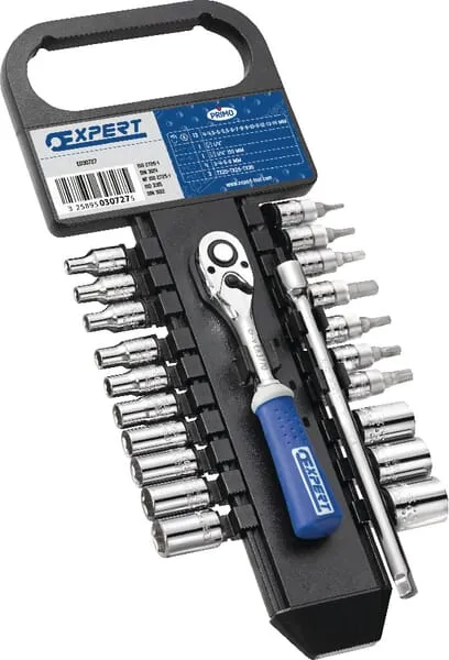 1/4" nástrčné klíče, 22dílná sada