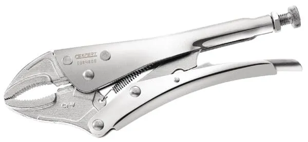 Skřipcové kleště, jednoduše přestavitelné - rovné čelisti