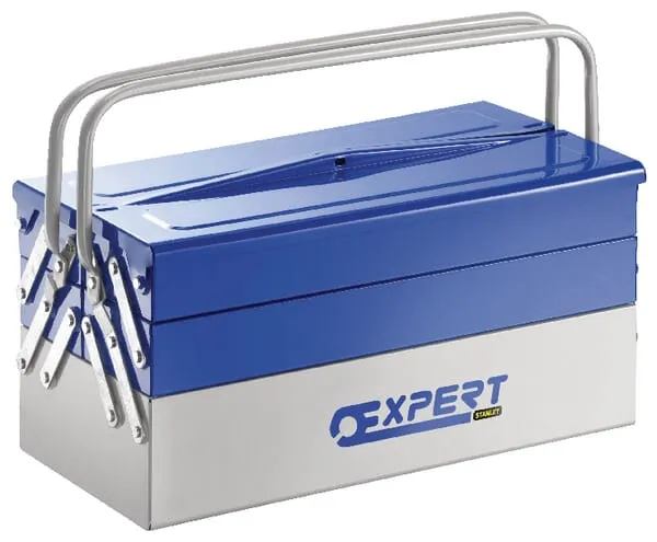 E010201 Box na nářadí kovový, 5 přihrádek, 535 mm