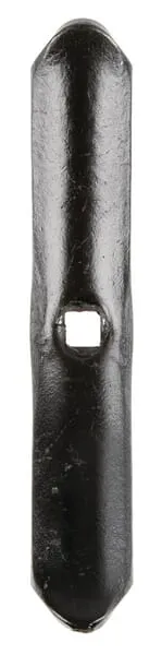 Radlice kultivátoru 140x25x5 mm, otočná tvrzená, zahnutá, 1 otvor, vhodná pro Rau/Kverneland