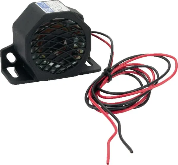 Couvací alarm, 97 dB, 12/24 V, multifrekvenční šum