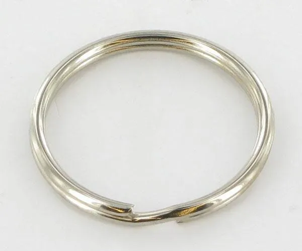 Kroužek na klíče 30x35, poniklovaný