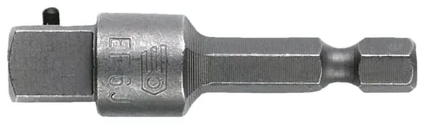EF.6J Adaptér pro nástrčný klíč tvarovaný, 1/4" čtyřhranný na 3/8" šestihranný