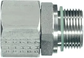 Šroubovací spojky, šroubení metrické WD x otočná matice metrická, nerezová ocel