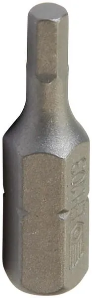 Bit šestihranný 1/4" 3,0, délka 25 mm