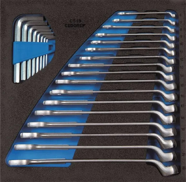 Pěnové moduly na nářadí, prázdný