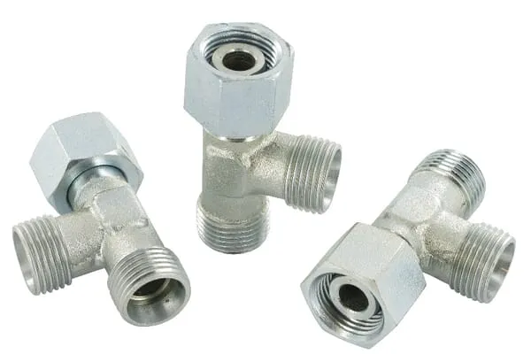 T-šroubení s řezným kroužkem, převlečná matice metrická x metrické x metrické, gopart