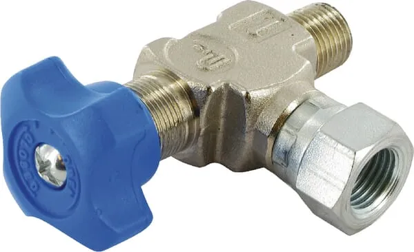 Uzavírací kohout manometru 90°