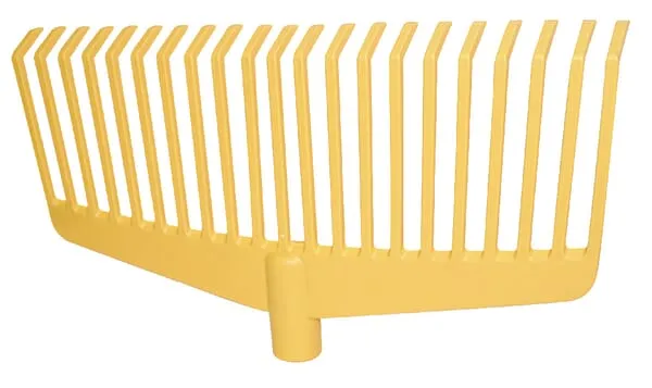 Hrábě na listí 21 zubů 38 cm polypropylén