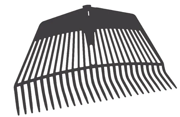 Hrábě na listí a vidle 60 cm z polyamidu