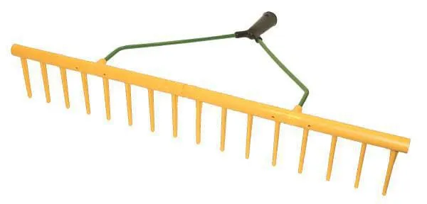 Plastové hrábě s 16 přímými kolíky 64 cm