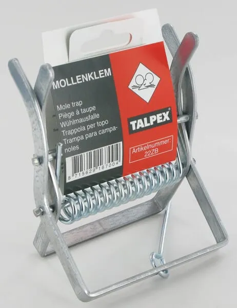 Past na krtky, blister