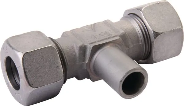 T-spojky ETV, metrický řezný kroužek x metrická hadicová koncovka x metrický řezný kroužek